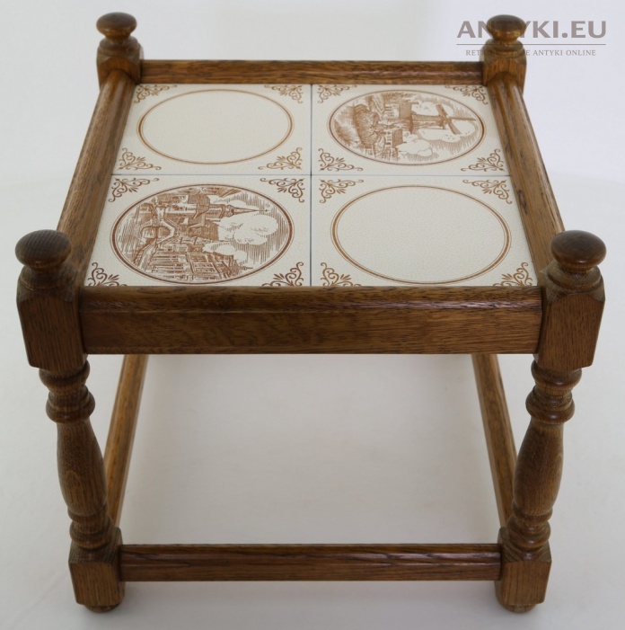 rustykalny stojak pod donice